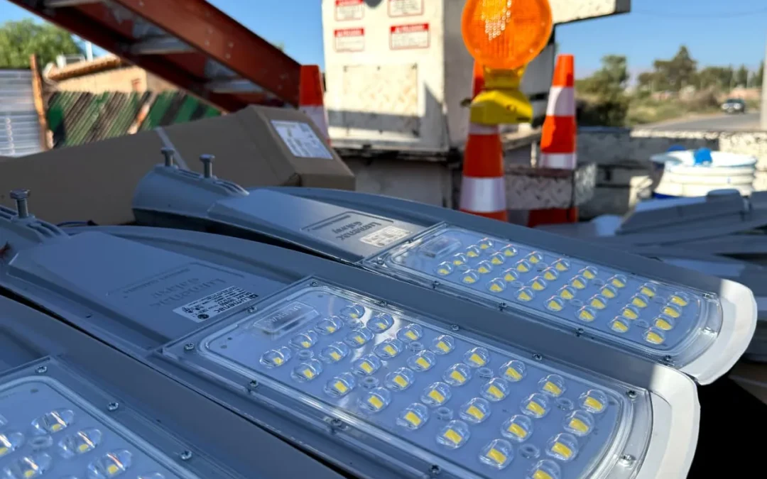 Comenzó el recambio de luminarias en Alto de Sierra